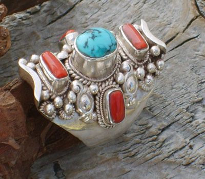 turquoise coral tibetan ring (3).jpg